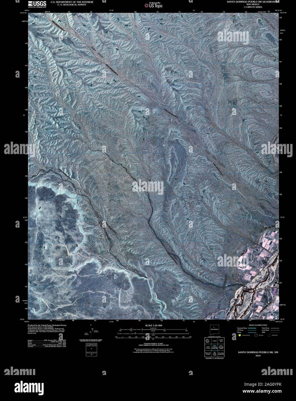 Mapas de santo domingo pueblo Banque de photographies et d’images à