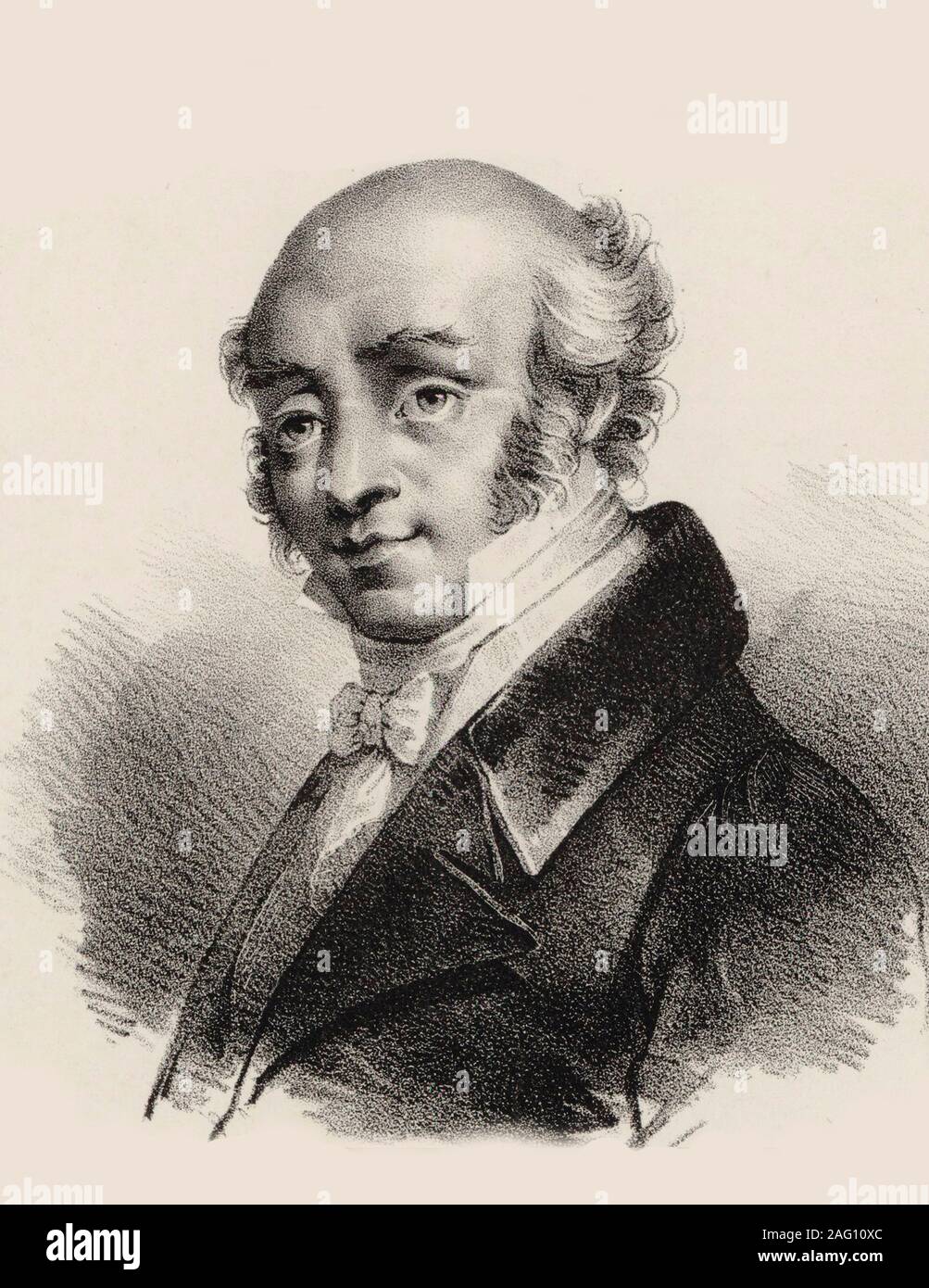 Portrait du compositeur Giovanni Battista Viotti (1755-1824), ca 1820. Collection privée. Banque D'Images