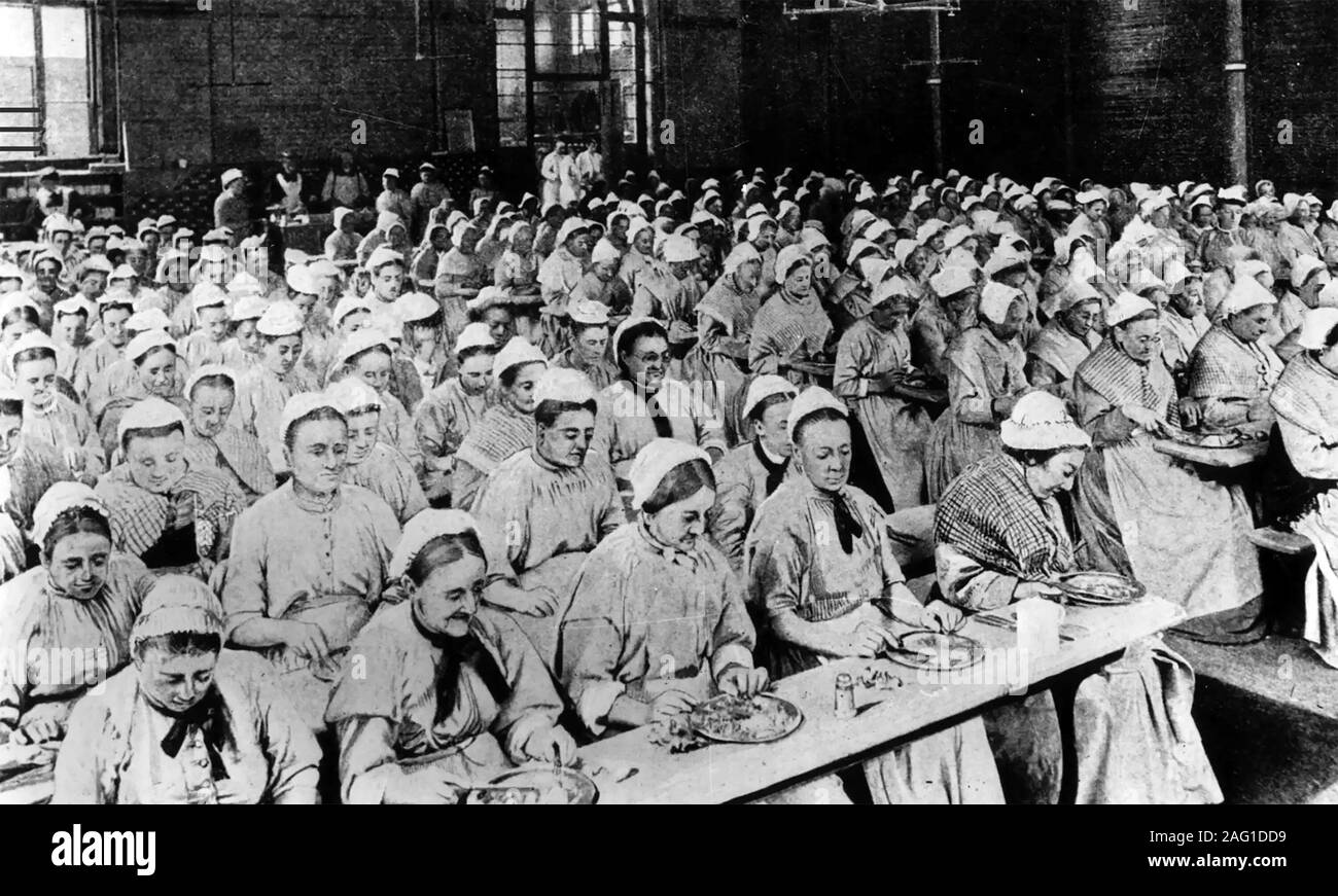 ST PANCRAS WORKHOUSE, Camden Town, Londres, vers 1900. Banque D'Images