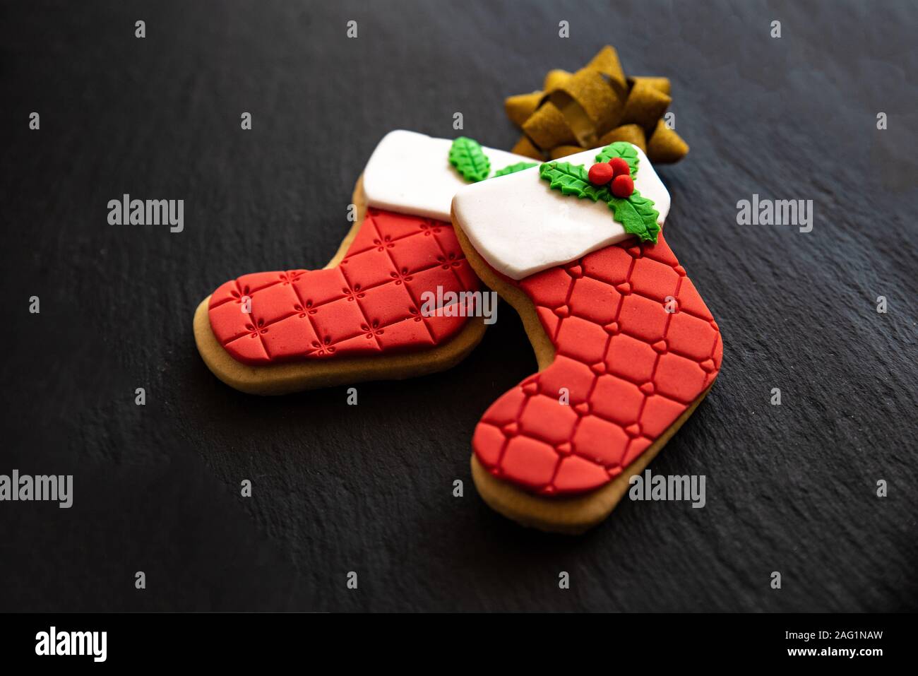 Biscuits de Noël Banque D'Images
