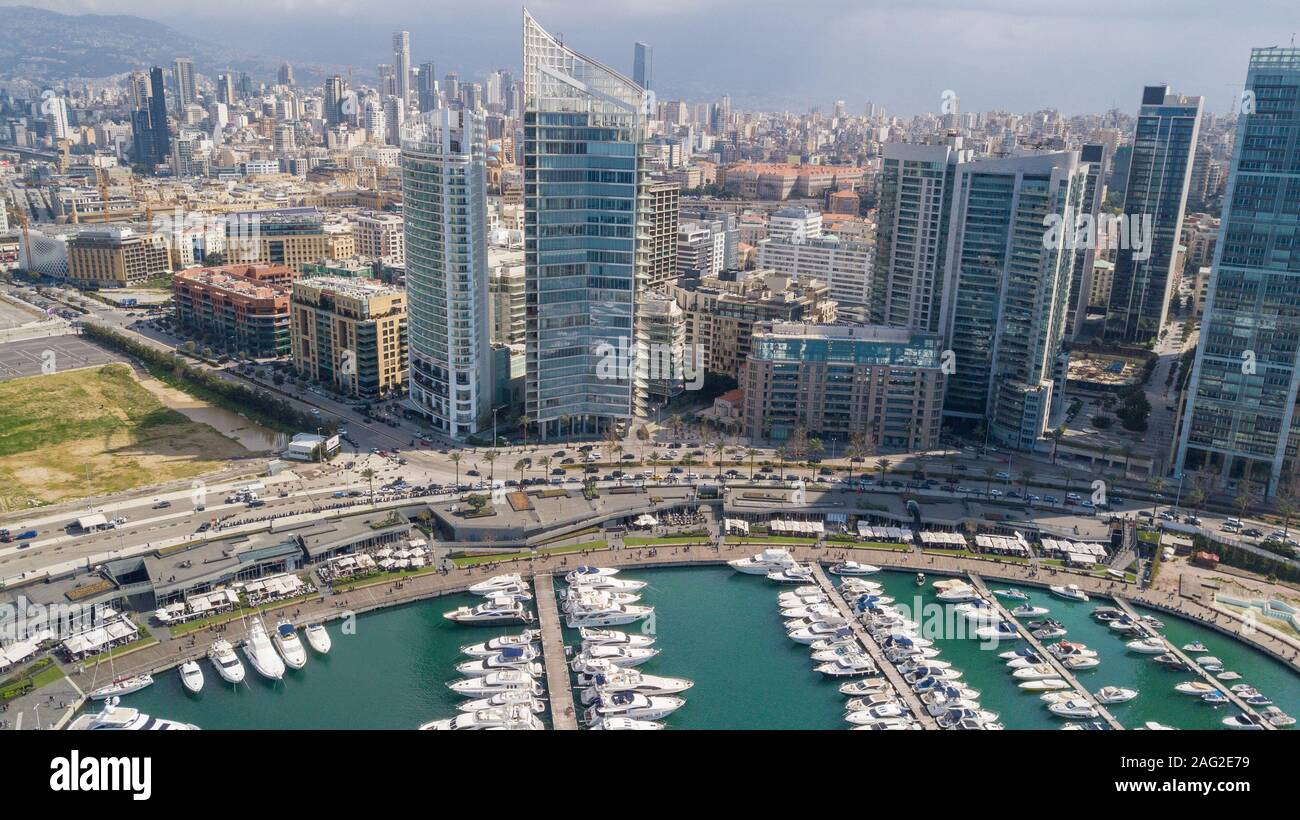 Zaytouna Bay, Beyrouth, Liban Banque D'Images