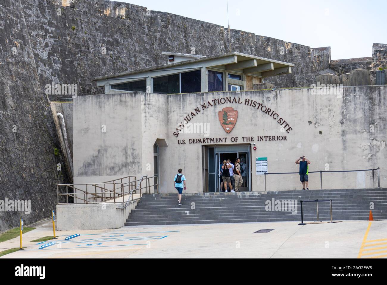 Entrée au château de San Cristobal, San Juan, Puerto Rico Photo Stock Alamy