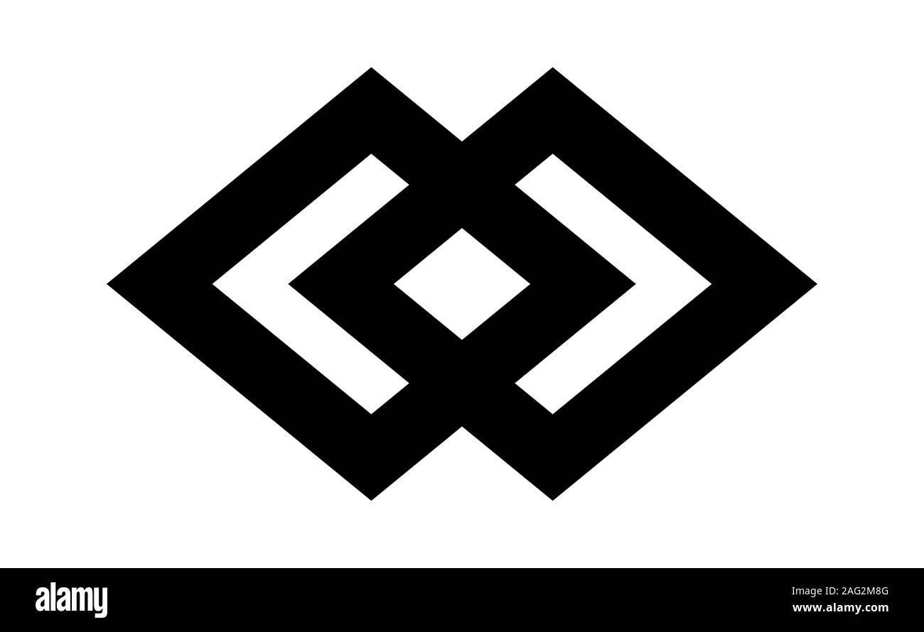 Symbole de l'esclavage de l'epa Adinkra, la loi et l'ordre Banque D'Images