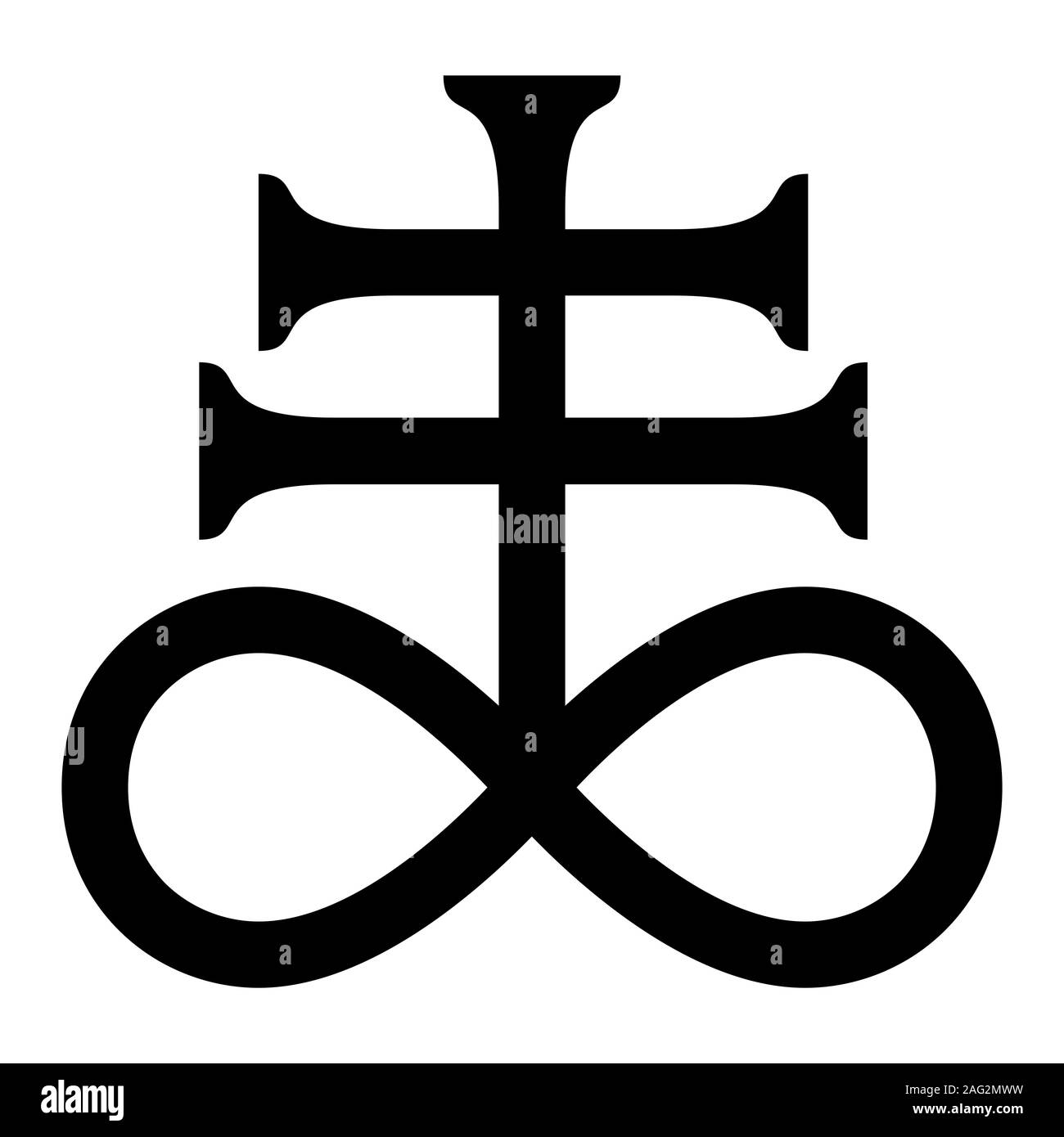 Soufre illustration symbole Alchimie Banque D'Images