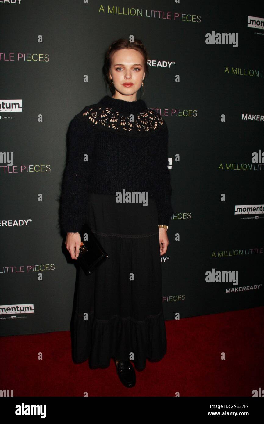 Los Angeles, USA. 08Th Nov, 2019. Les Jeunes 12/04/2019 Odessa le Los Angeles Projection spéciale de "un million de petits morceaux' qui s'est tenue au London West Hollywood à Beverly Hills à West Hollywood, CA : Crédit Cronos/Alamy Live News Banque D'Images