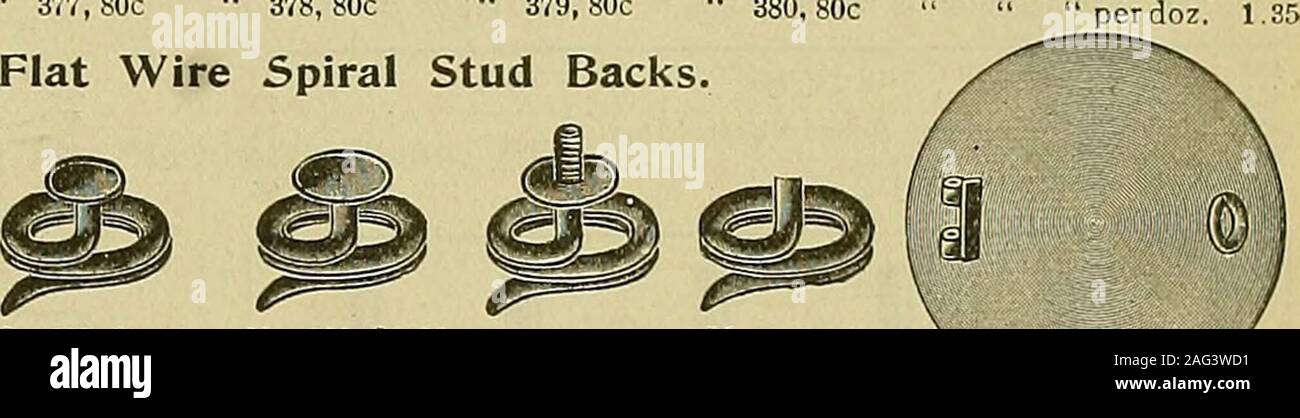 . 20e siècle catalogue de fournitures pour horlogers, bijoutiers et autres métiers. ,00 No 386, $1.00 No 387, $1.00 No 388, $1.00 No 390, 90c / .K5 392, 393, 394 .85 .85 .85, Non . t9), S5c 396,35c jX .60 .60 399, 398, 600 40U, .60 ^-^     ^^^^^ 402 0,75 403 0,75,, ? .75 405 404, 75C, INO 417,80 407, 800 408. .80 409, 800 410, 85C, 80c 411 R. P. 1 m Bac k,Lach..$0.20douz... 1,76 Laminé (borne dos. Banque D'Images