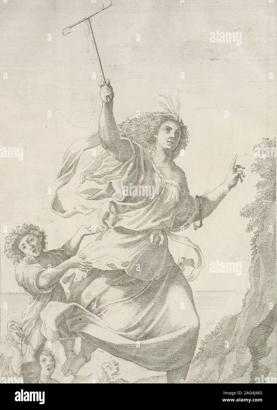 . Il claustro di S. Michele in Bosco di Bologna : dipinto dal famoso Lodovico Carracci, e da altri eccellenti maestri Uscita dalla sua scola. J'ai _- otL C ou acci uxu.:e dtp Banque D'Images