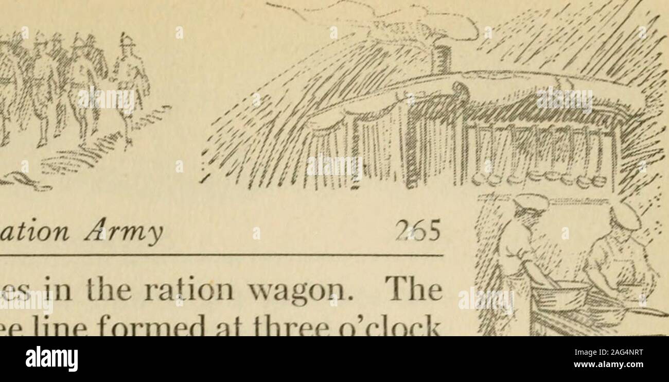 . Une histoire de la guerre et de la famille livret de service de guerre, 1914-1919. - £ ,^ /. L'Armée du Salut les garçons dans les tranchées dans la ration wai^sur beigne et des chapeaux de teinte café formé à trois oclockand a duré jusqu'à huit heures. C'était une longue ligne serpentine l'extension d'un long chemin à partir de la hutte.Les garçons ont un bon moment. Après, tandis que M. Ferguson a m'aider à déballer quelques andarrange boîtes le magasin, quelques obus Boches droppedvery près de nous, et il a insisté pour que nous allions dans le dug-out. Les choses se calma un peu plus tard, puis nous re-tourné pour trouver le magasin chambre dans un état affreux. Un shell avait éclaté juste Banque D'Images