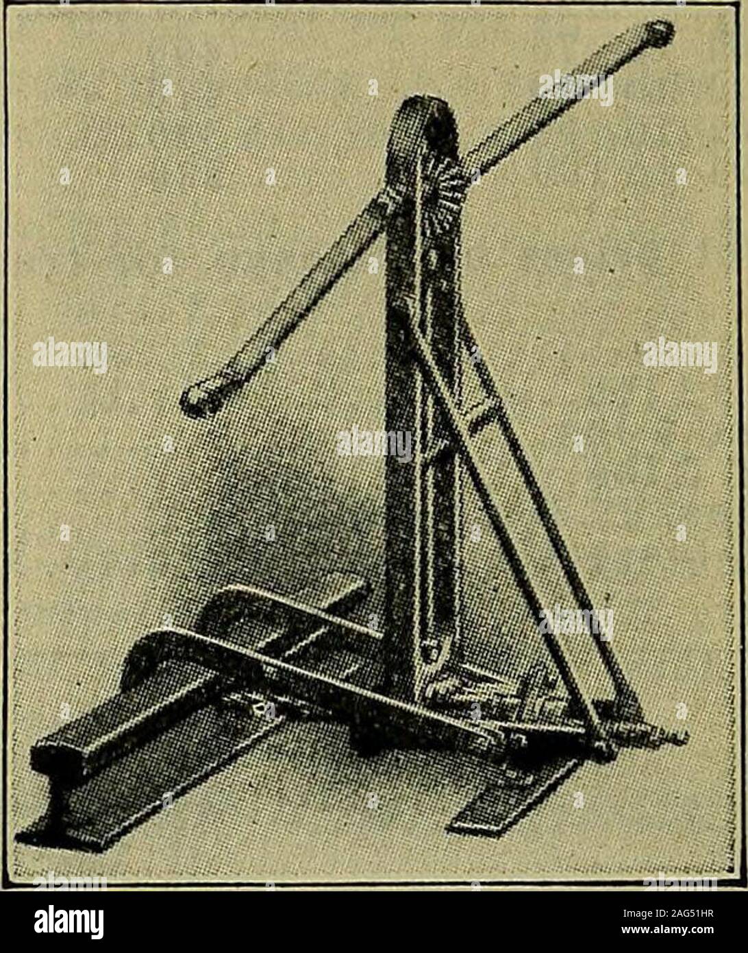 . Manuel de construction usine, son coût et l'efficacité. Capacité(pouces) y2 Fig. 243. Poinçons RAIL.Trous jusqu'à poids (Po) (livres)  % 250 1 350 1 500 1 % l'utilisation des matrices et poinçons, 4,00 $ à 8,00 $. Prix. 90.00131.65169.00 $ MANUEL DE CONSTRUCTION FERROVIAIRE DE L'usine des perceuses. Poids, 65 kg : 30,00 $. Étriers de protection. Le coût d'un 15-ft. rail de protection avec l'railbraces, nouveau, est d'environ comme suit : -livres par verge- prix, 10,30 $ 9,30 $ 8,30 $ 7,30 $ 6,30 $ 5,30 $ 4,80 $ 3,80 $ 2,80 $ 2,30 $, 450 410 Poids 370 330 290 240 200 150 100 80. Fig.244, printemps, 15 grenouilles RAIL LONG. -Livres par verge- prix, 51,0 Banque D'Images