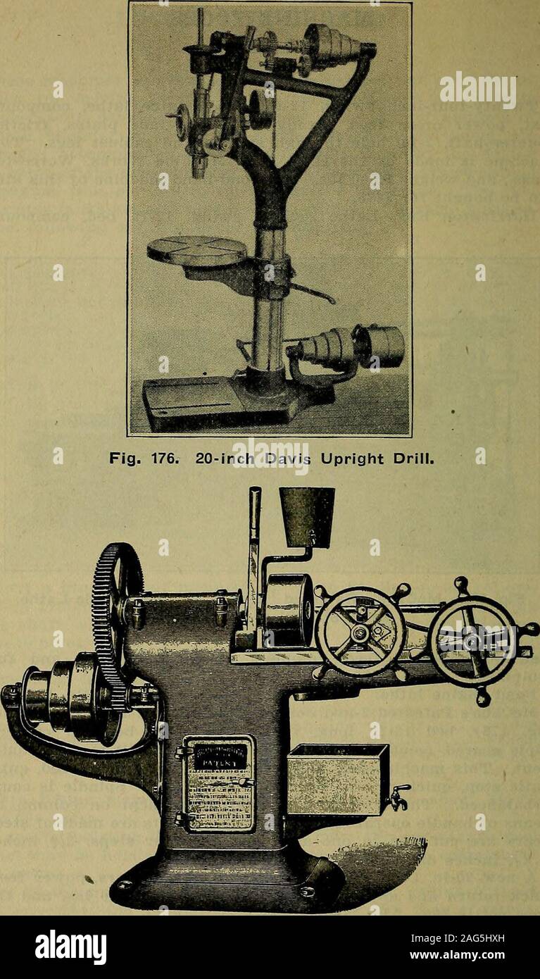 . Manuel de construction usine, son coût et l'efficacité. K£- ,t w ^P^^^w Fig. 175. McCabes 2-breveté irir1 Double-Spindle.Tour de petite taille, de 24 à 40 pouces Swing. reste, renvois d'alimentation, avec l'arbre secondaire et fullequipment. Le prix, $375. Étang tour parallèle : 26-in., swing 10-ft. lit, complet, 500 $. McCabes 2 Breveté-en-L : 24 Tour à double broche-en.-40-en. (SeeFig. 175), lit 12-pieds de long, qui transforme 5 ft. entre les centres, triple orientée, complet avec plein de renvoi et de l'appareil ordinaire. Cette machine a de nouveau la main, et, d'alimentation de puissance d'arrêt auto-matic, retour rapide, volant et levier f Banque D'Images