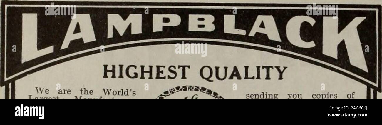 . Août-octobre 1912 Matériel de merchandising. La marque Catalogue GARLOCK indique à tous sur GenuineGARLOCK produits. Écrire POUR ELLE AU QUOTIDIEN. La société de conditionnement de GARLOCK HAMILTON, ONTARIO - DES PIONNIERS DANS LE TRANSPORT DES TÔLES DE CUIVRE M. & L. Samuel, Benjamin &. Coin Co. King Street et l'avenue Spadina, TORONTO 79 MATÉRIEL ET MÉTAL. Le WorldsLargest Manufacturersof nous Lampblacks Pure.Cela a été acquise bygiving notre commerce intrin-sic de la valeur pour l'argent reçu à nouveau une valeur-thatcannot être obtenus d'autres patronnés lampblack. En cas de doute, laissez-vous ussubmit evidenceof les concessionnaires qui ^gaermanmrn savoir, par V n Banque D'Images