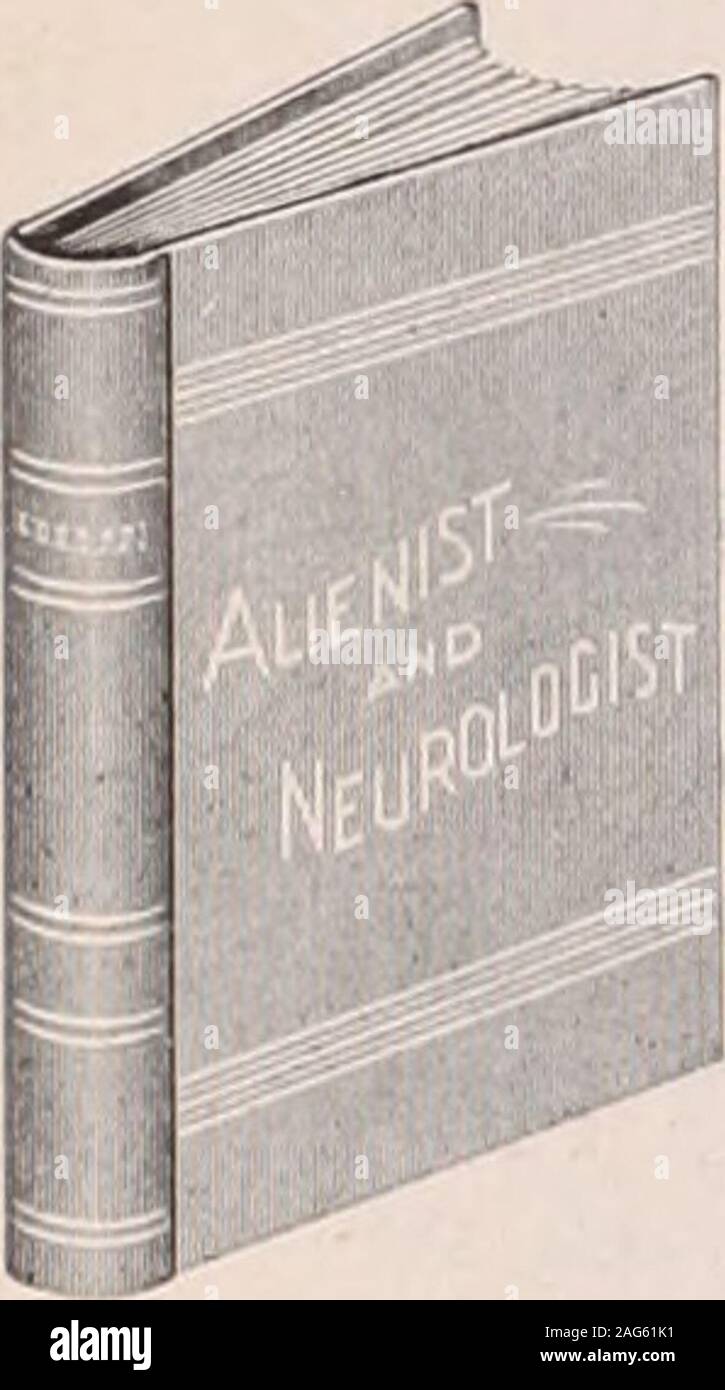 . Alienist et neurologue.. Lier l'ALIENIST NEUROLOGUE ET NOTRE NOUVEAU ALIENIST Neurologue et se lie de façon permanente liant Simplex un volume de quatre nombres. C'est la nouvelle idée ibookbinding-pas un simple support, mais une annonce bindfwith où vous pouvez faire votre propre à la maison infew contraignant minutes, et aussi bien d'un morceau de travail comme aexpert relieur. Outils et matériel d'assemblage 40 cenl (un ensemble d'outils dure des années) l'ALIENIST Neurologue et coût des liants 50 cent par volume. Vous pouvez lier chaque numéro dès €il arrive, et votre livre sera toujours être corrplete, qu'il conta Banque D'Images