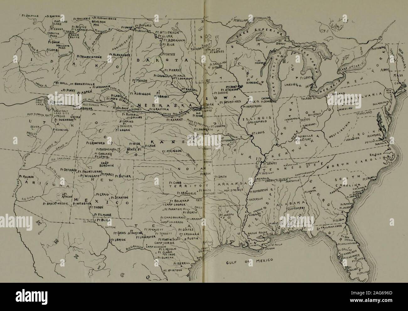. Histoire de la 13e Régiment, United States Infantry. Banque D'Images