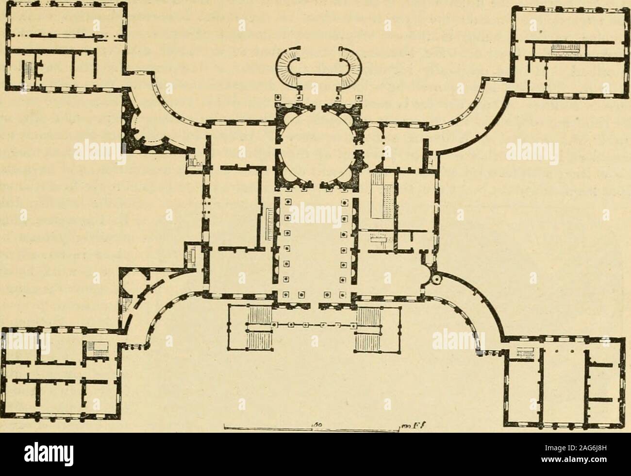. Une encyclopédie de l'architecture, historiques, théoriques et pratiques. Nouvelle éd., rev., portions, réécrite, et avec des ajouts par Wyatt Papworth. présente au lecteur, des gabarits. 221. et 222., le plan au sol et l'altitude d'Kedlestonc iiiDerbyshire,, qu'il a érigé pour Lord Scarsdale. Les détails de ce n'est, en effet, notexactly ce qu'il aurait dû être ; mais l'ensemble est magnifiquement conçu, et worthyof tout maître. Adam est mort à l'âge de quatre-vingt-quatre, en 1792 ; et, en plus de l'Adelphi,dans le Strand, qu'il a érigée sur la spéculation, il est engagé à Luton, à Bedford Park-shire, pour la Banque D'Images