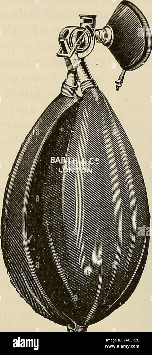 . La chirurgie moderne, général et du dispositif. Fig. 877.-Hewitts nitrous oxide nitreux Oxid Gas 1353 Appareil d'agent anesthésique. Si une administration prolongée d'oxid est désirée, purenitrous oxid peut être donné, un souffle d'air frais d'être autorisés, de temps en temps.Par cette méthode Preston a beaucoup de patients anesthésiés, la durée d'theanesthesia étant de dix à cinquante minutes. Un meilleur plan est de donner de l'oxygène. oxidand Je ne crois pas qu'il est sage de donner à l'oxid même oxygenover avec trente minutes à cause de l'effet destructif du gaz sur l'hémoglobine.Un trouble fréquemment en Banque D'Images