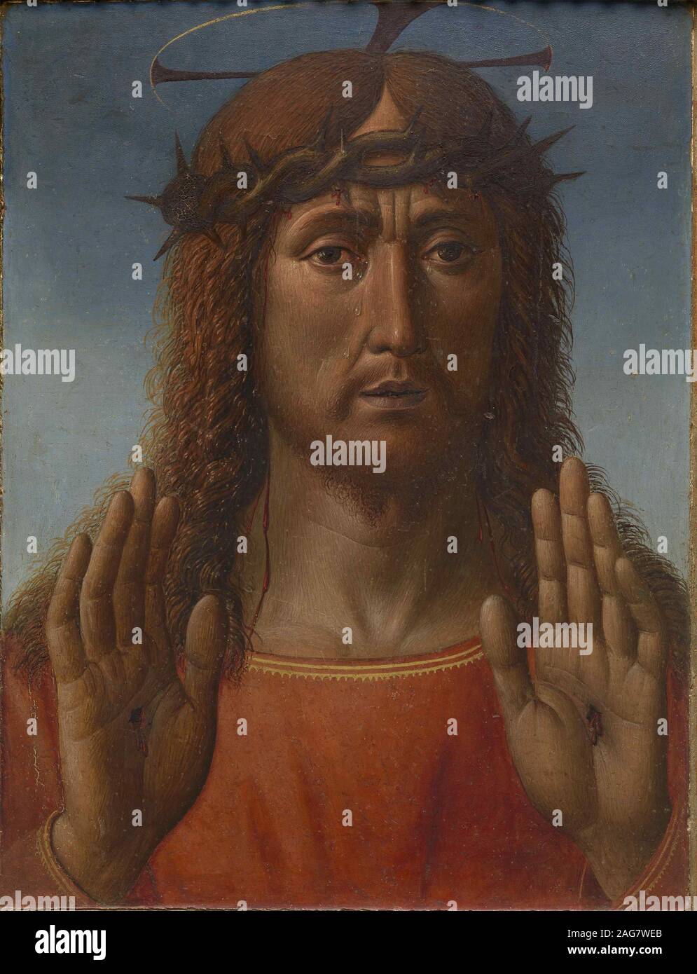 L'homme des douleurs, ch. 1490. On trouve dans la Collection Collection d'Alana, Newark. Banque D'Images