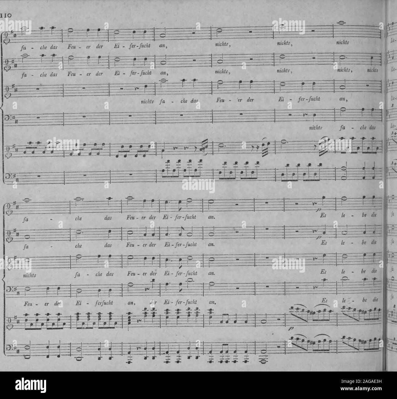 . Die Entfuhrung aus dem Serail : ein komisches Singspiel drey en Aufzugen (1796). jy^^^^^^^^^^^y g f^^^^j un^^, Mozart, Entführ aus dem Serail.. Banque D'Images