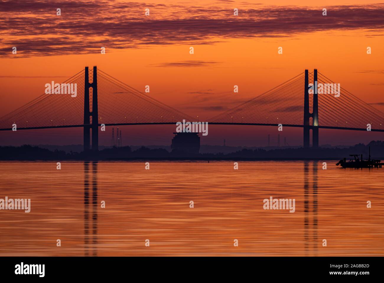 Dames Point Bridge Banque D'Images