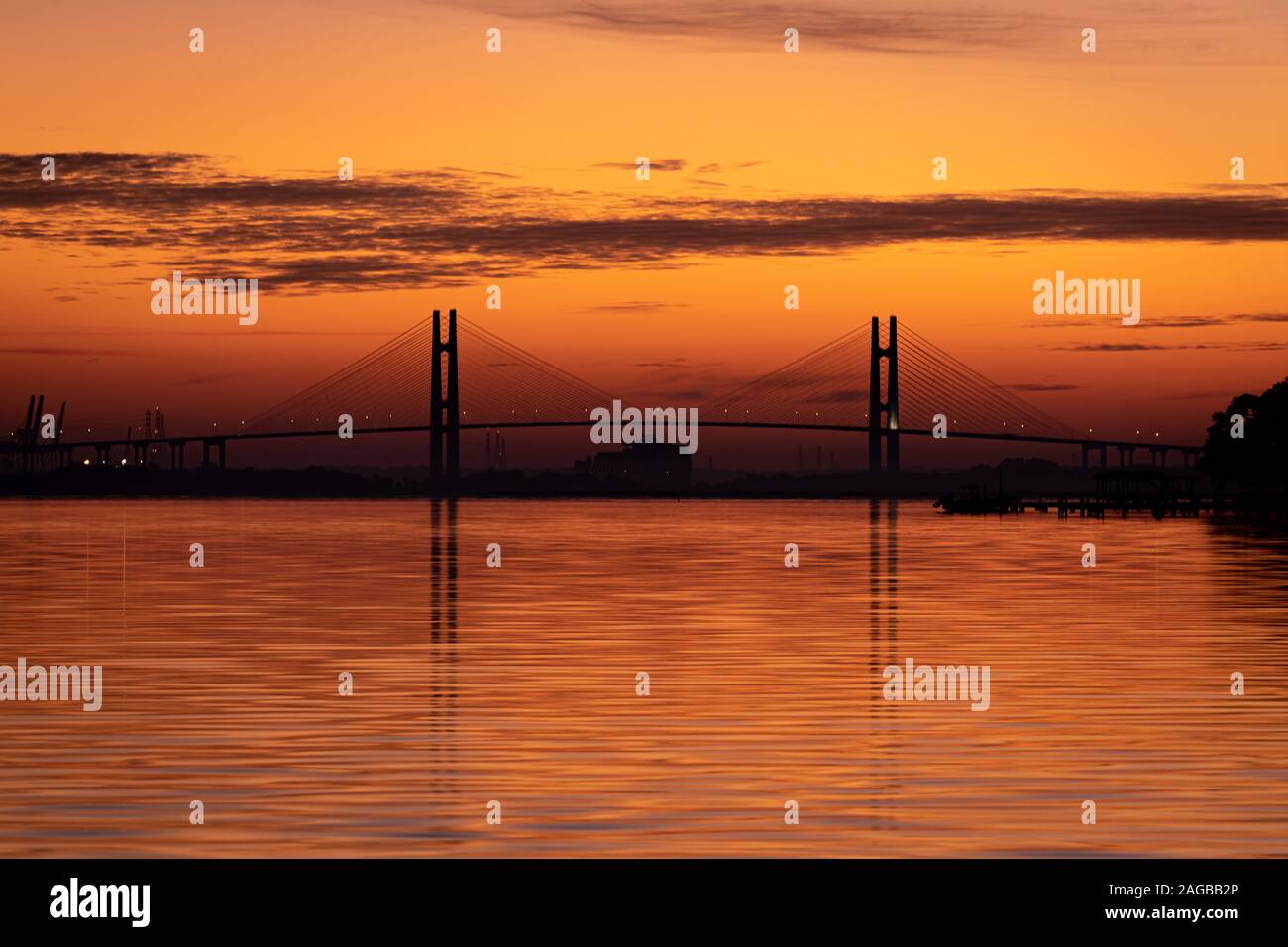 Dames Point Bridge Banque D'Images