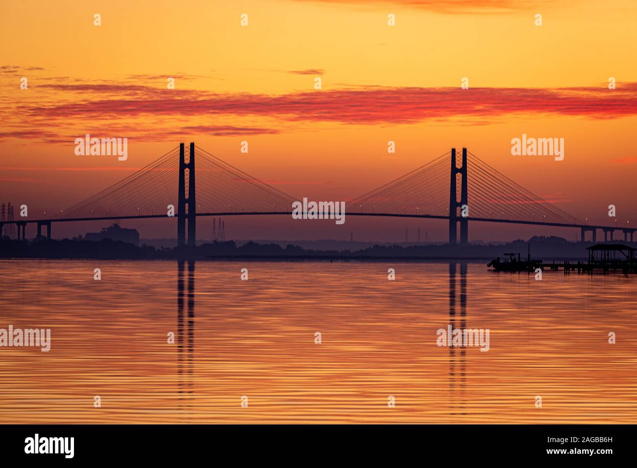 Dames Point Bridge Banque D'Images