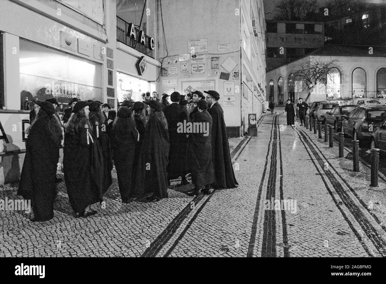 La semaine plus frais à l'Université de Coimbra Coimbra Portugal Banque D'Images