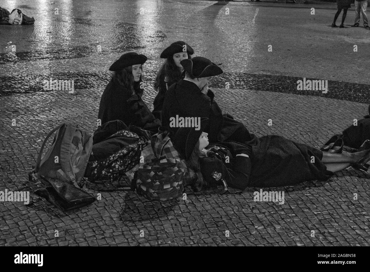 La semaine plus frais à l'Université de Coimbra Coimbra Portugal Banque D'Images