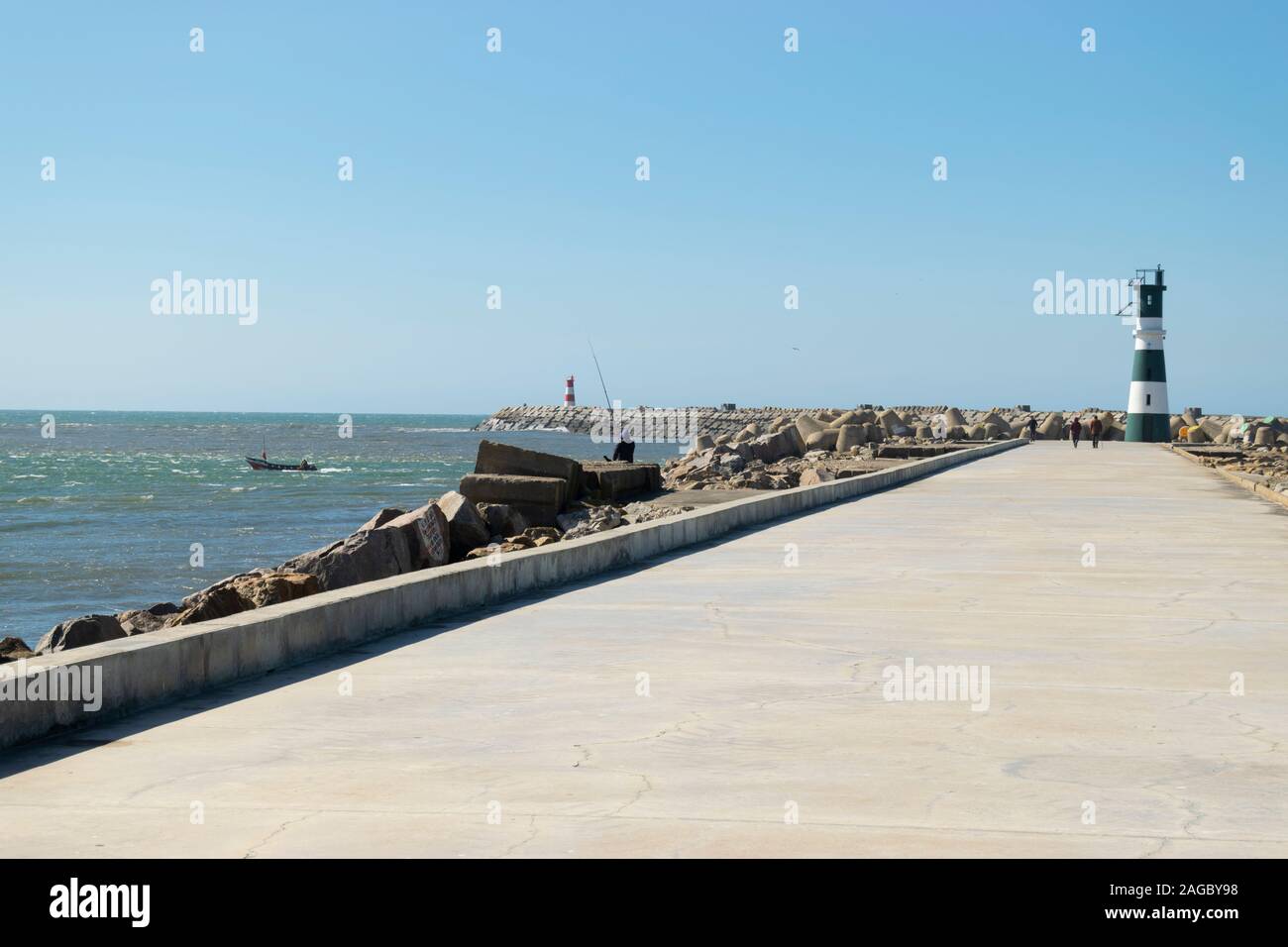 Praia da Barra Aveiro Portugal Banque D'Images