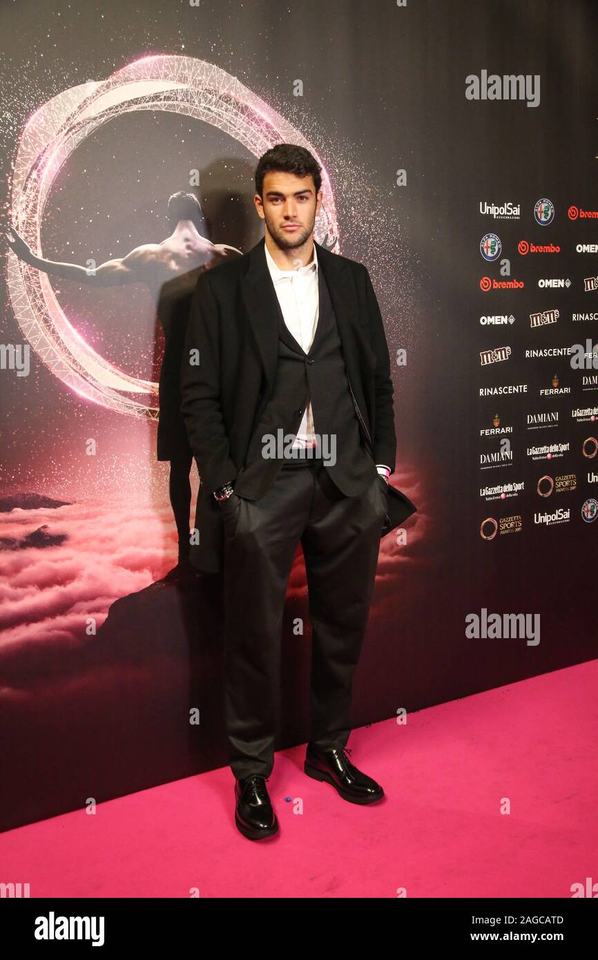 Milano, Italie, 18 Dec 2019, Matteo berrettini durant la Gazzetta Sports Awards - Événements - Crédit : LPS/Mattia Martegani/Alamy Live News Banque D'Images