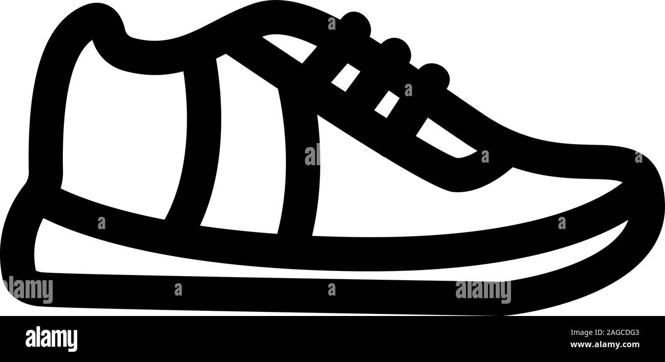 Icône espadrilles vecteur. Illustration symbole contour isolé Illustration de Vecteur