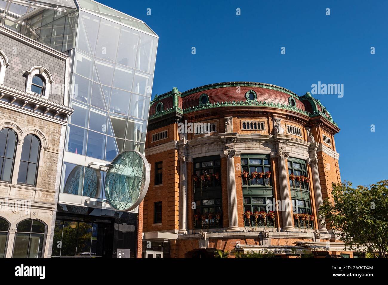 La ville de Québec, CA - 5 octobre 2019 : Façade du Capitole de Québec, aka Capitol Theatre Banque D'Images