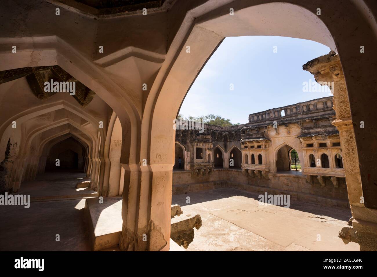 Hampi, Inde Banque D'Images