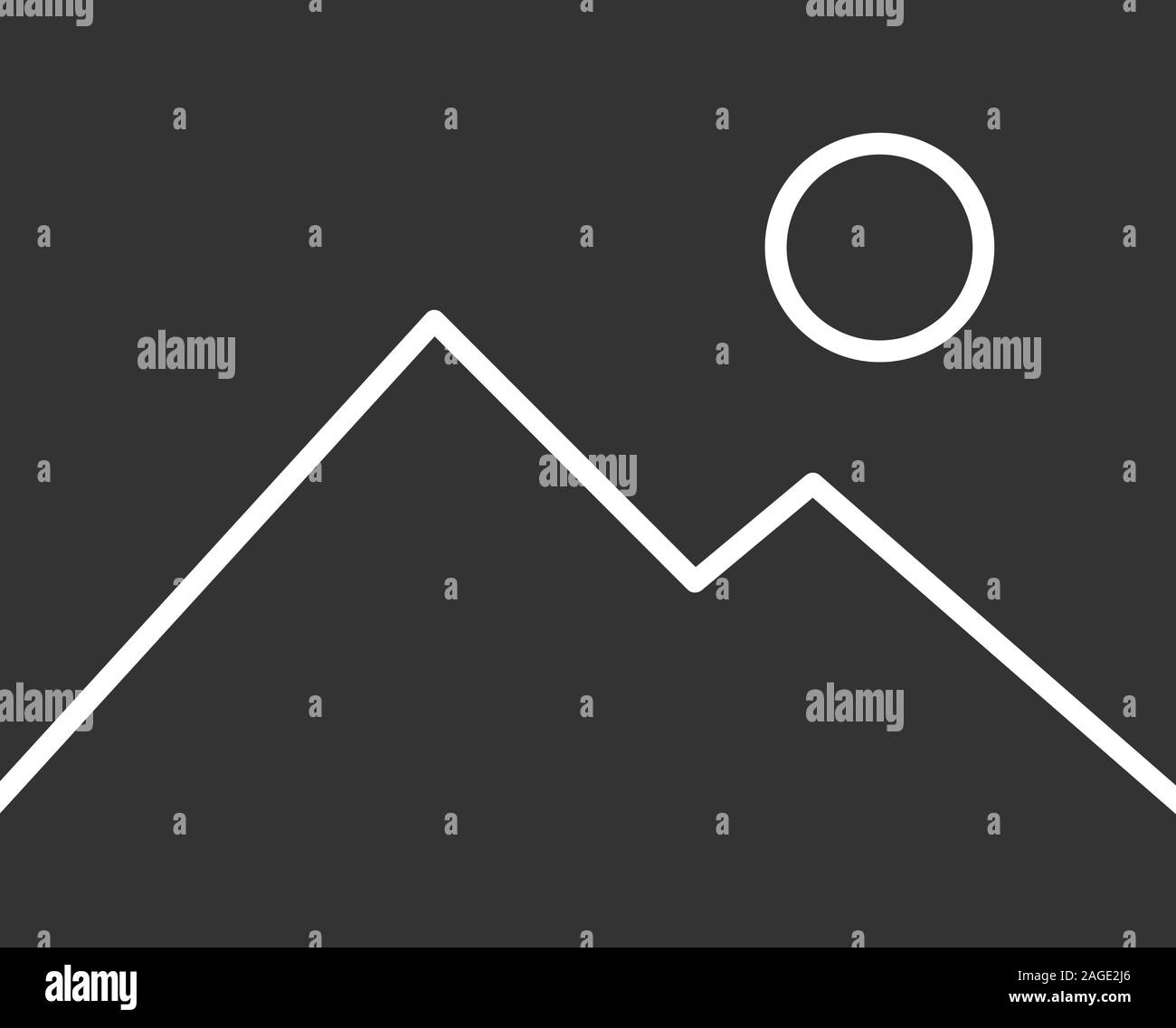 Image numérique, photo icône glyphe. Symbole de Silhouette. Photo. L'espace négatif. Vector illustration isolé Illustration de Vecteur