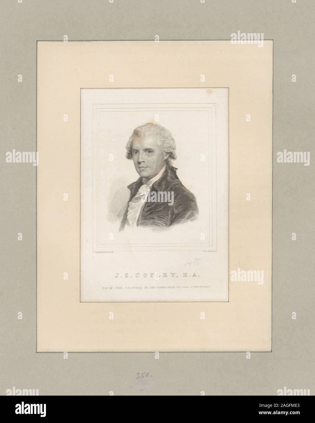 Comprend des reproductions photomécaniques. Printmakers : Francesco Bartolozzi, William Russell Birch, Asher Brown Durand, James Barton Longacre, Archibald Robertson, Samuel Sartain & Ézéchias Wright Smith. Dessinateurs : David McNeely Stauffer. Titre du calendrier de collecte d'Emmet. EM10213 Déclaration de responsabilité : W.C. Edwards ; J.S. Copley, R.A. Banque D'Images