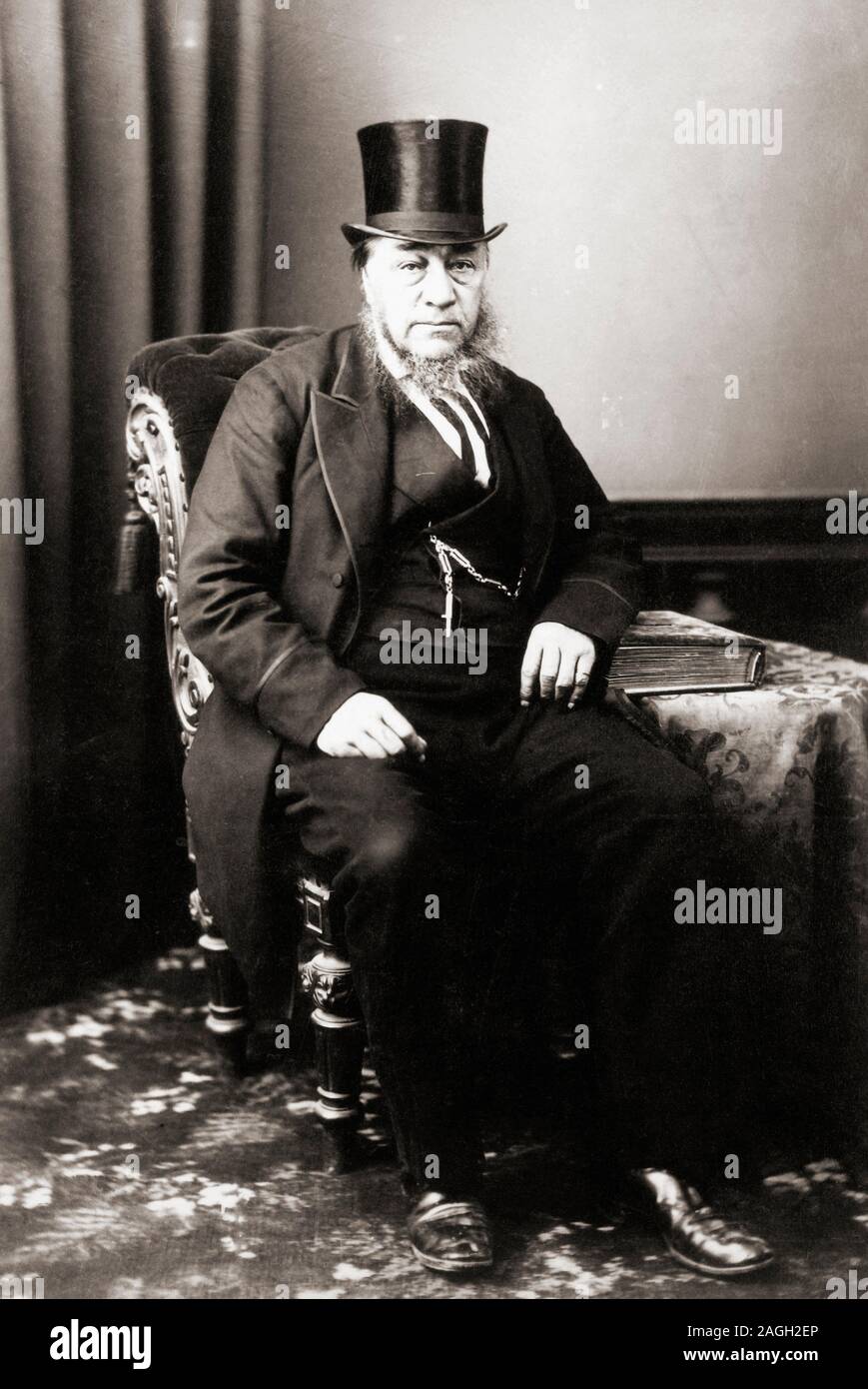 Paul Kruger, 1825 - 1904. Fullname, Stephanus Johannes Paulus Kruger, 1825 - 1904. 3e président de la République sud-africaine. Banque D'Images