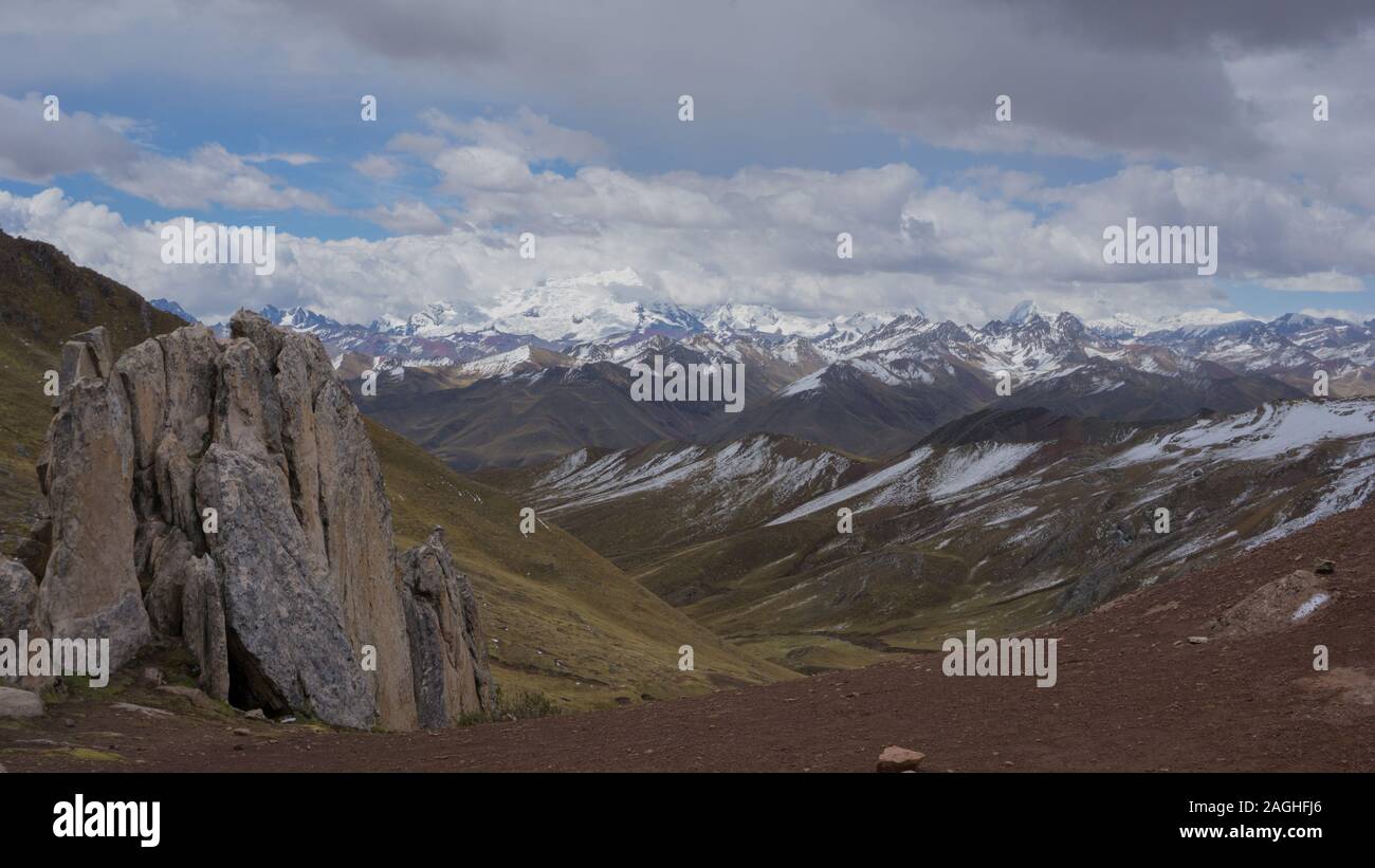 Forêt de pierre dans la région de Cusco au Pérou, dans les Andes Banque D'Images