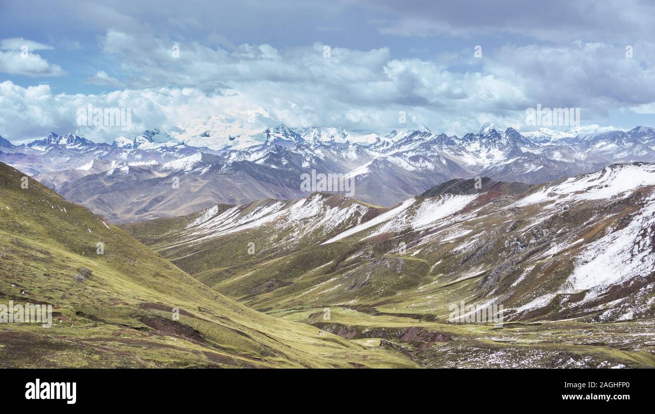 Forêt de pierre dans la région de Cusco au Pérou, dans les Andes Banque D'Images