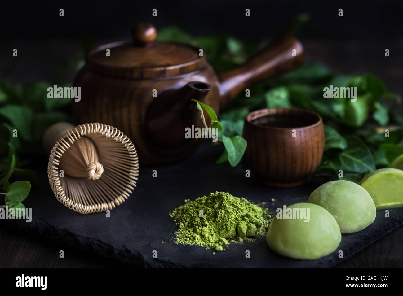 Ensemble Matcha Traditionnel Lot De 4 Fouets à Matcha Bambou + Bol Céramique - Kit Complet Cérémonie Thé Matcha
