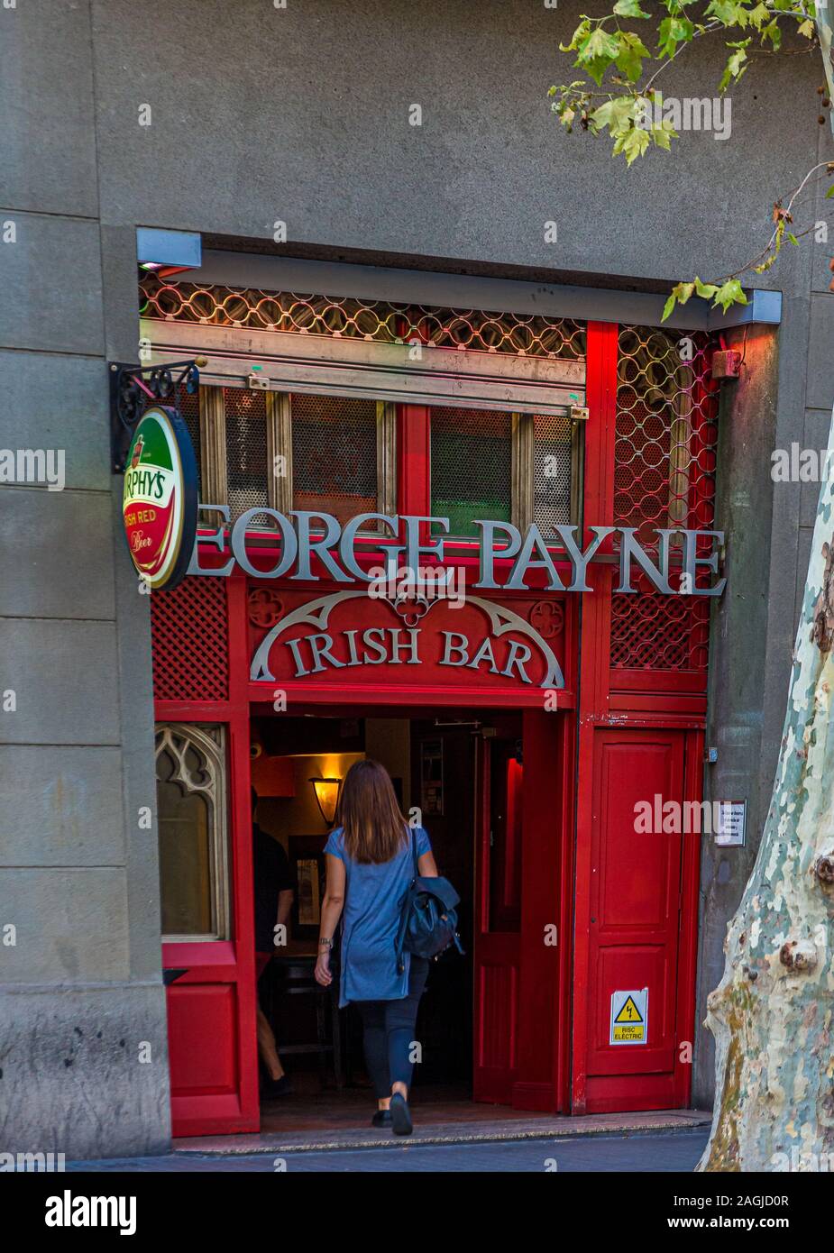 George Payne Irish Bar Banque D'Images