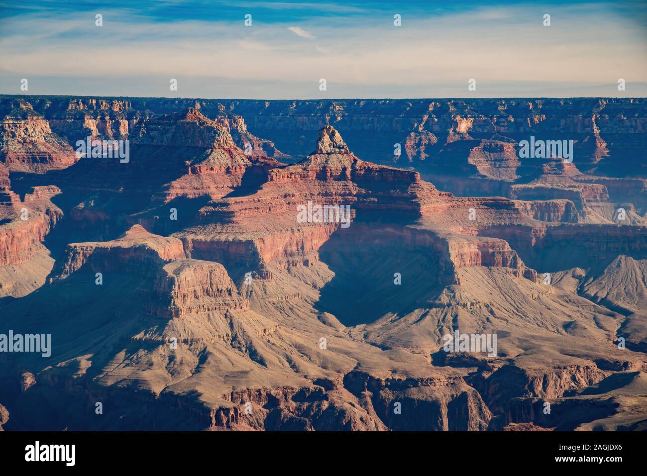 Beau paysage de l'Ermite Trail, le Parc National du Grand Canyon à l'Arizona Banque D'Images