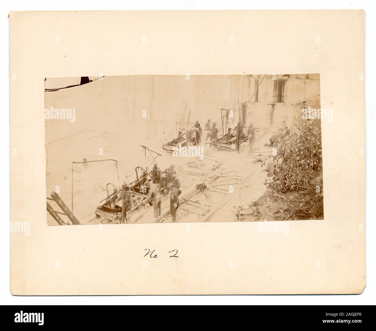 Photo prise par l'I.A. Bowen, So. Dorset, Vermont) ; l'exploitation de carrières de marbre, Dorset, Vermont. Banque D'Images