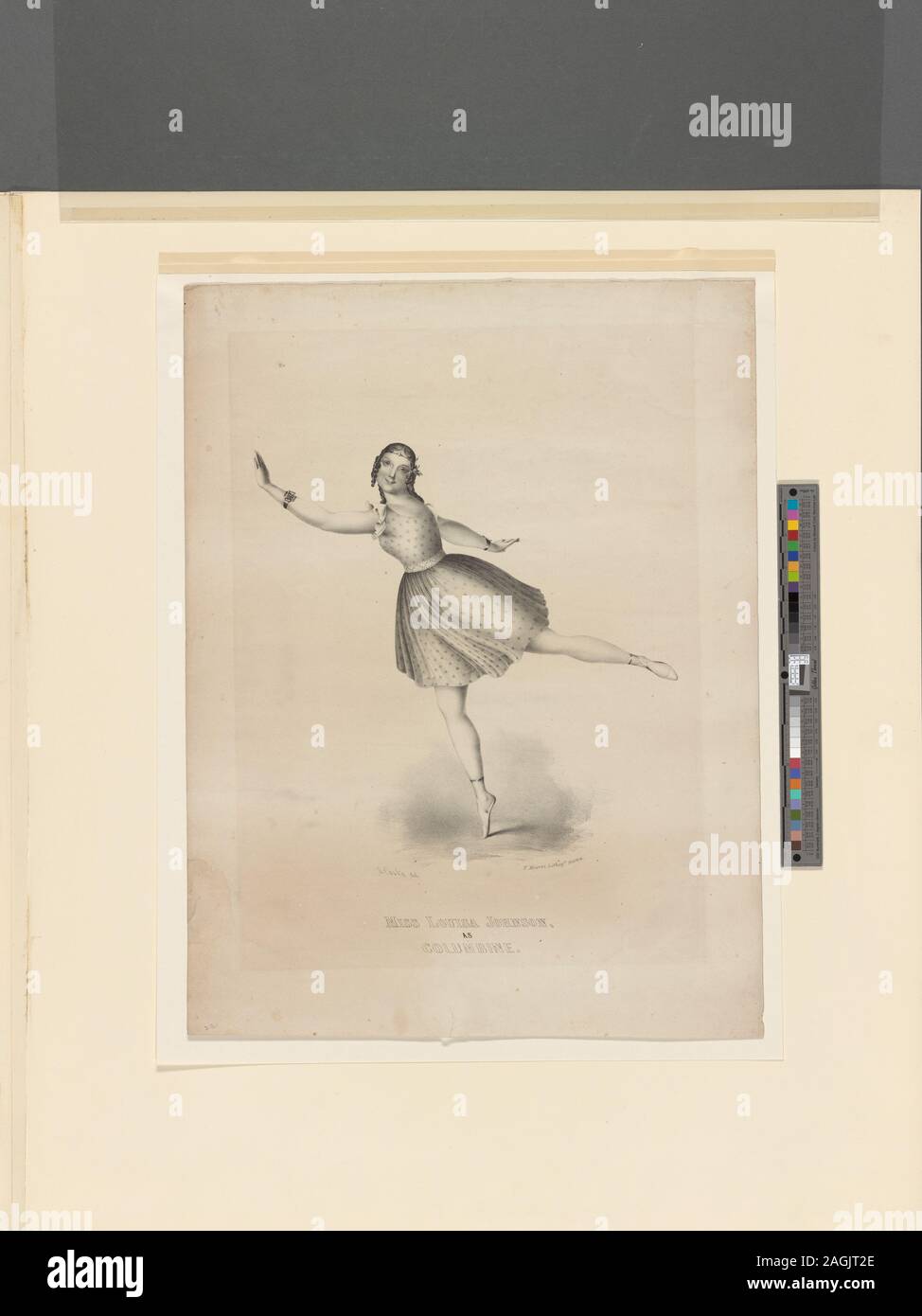 "Ce fichier n'a pas de description, et peut être n'ont pas d'autres informations. Veuillez fournir une description explicite de ce fichier. ; Mlle Louisa Johnson comme Columbine Banque D'Images