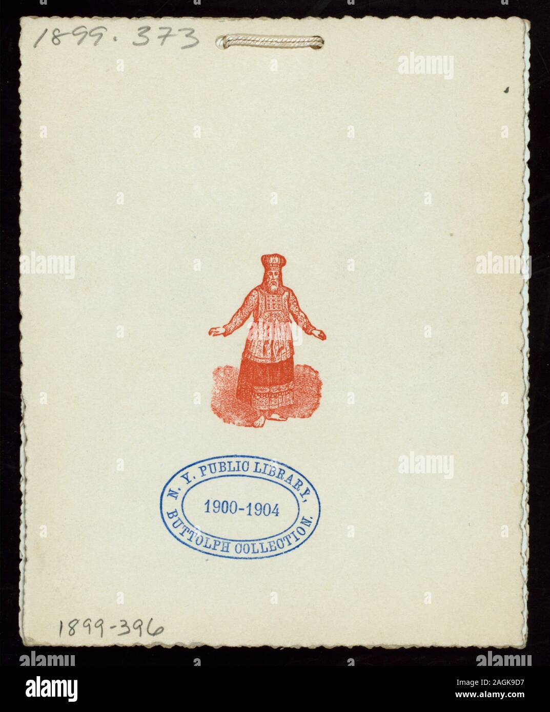 Impression rouge ; COUVERTURE EN RELIEF de terriers et de réserve ; Dessin de prêtre à l'arrière ; LES DISCOURS ET LISTE DES MEMBRES DU BUREAU ; 9e banquet annuel [détenus par] L'UNION FRATERNELLE DE L'oint de grands prêtres DE L'ÉTAT DE NEW YORK [at] hôtel Marlborough, Broadway et la 36e Rue, NEW YORK, NY (hôtel) ; Banque D'Images