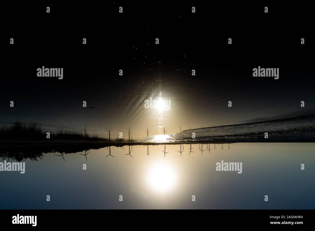 Scènes de coucher de soleil dans le village d'Icarai de Amontada Dans l'État de Ceará, dans le nord-est du Brésil Banque D'Images