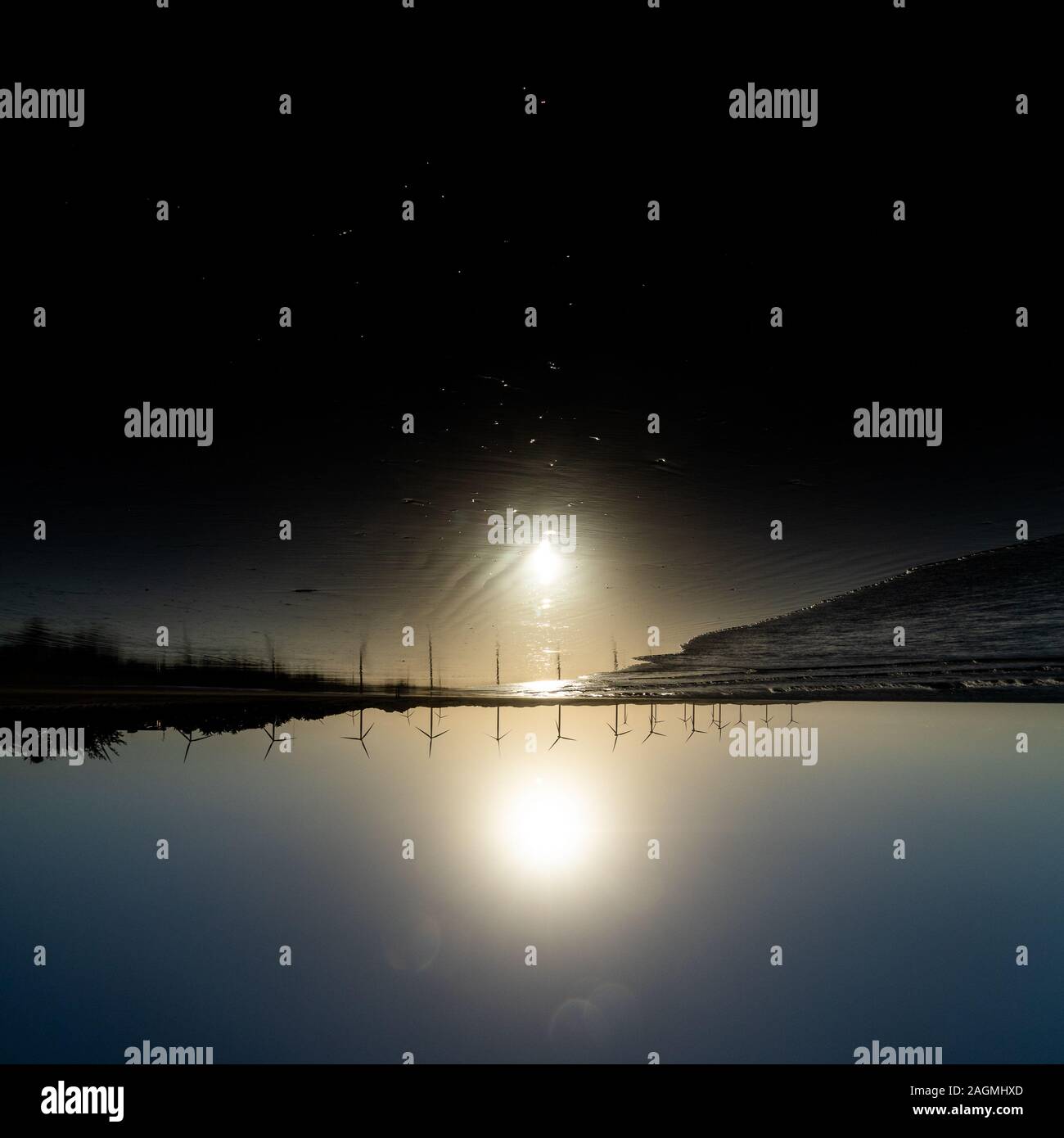 Scènes de coucher de soleil dans le village d'Icarai de Amontada Dans l'État de Ceará, dans le nord-est du Brésil Banque D'Images