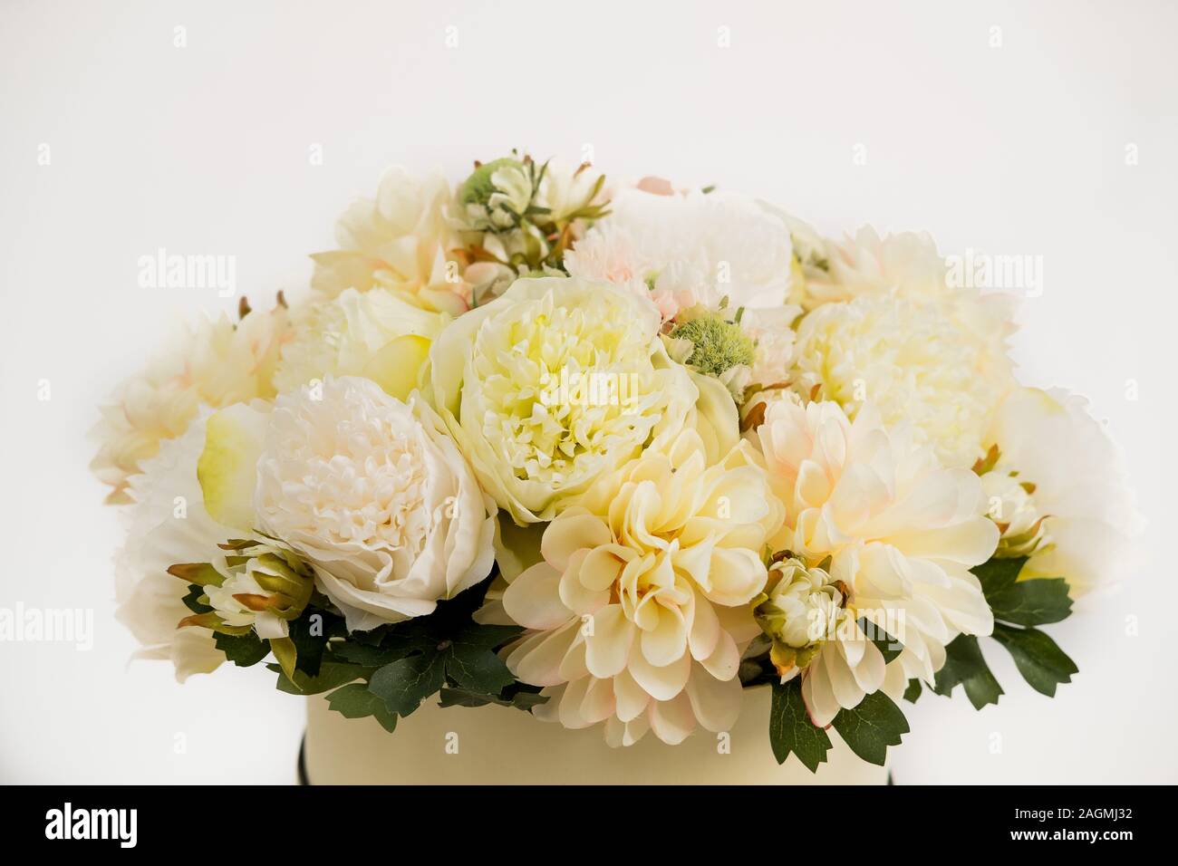 Fleurs en soie Banque D'Images