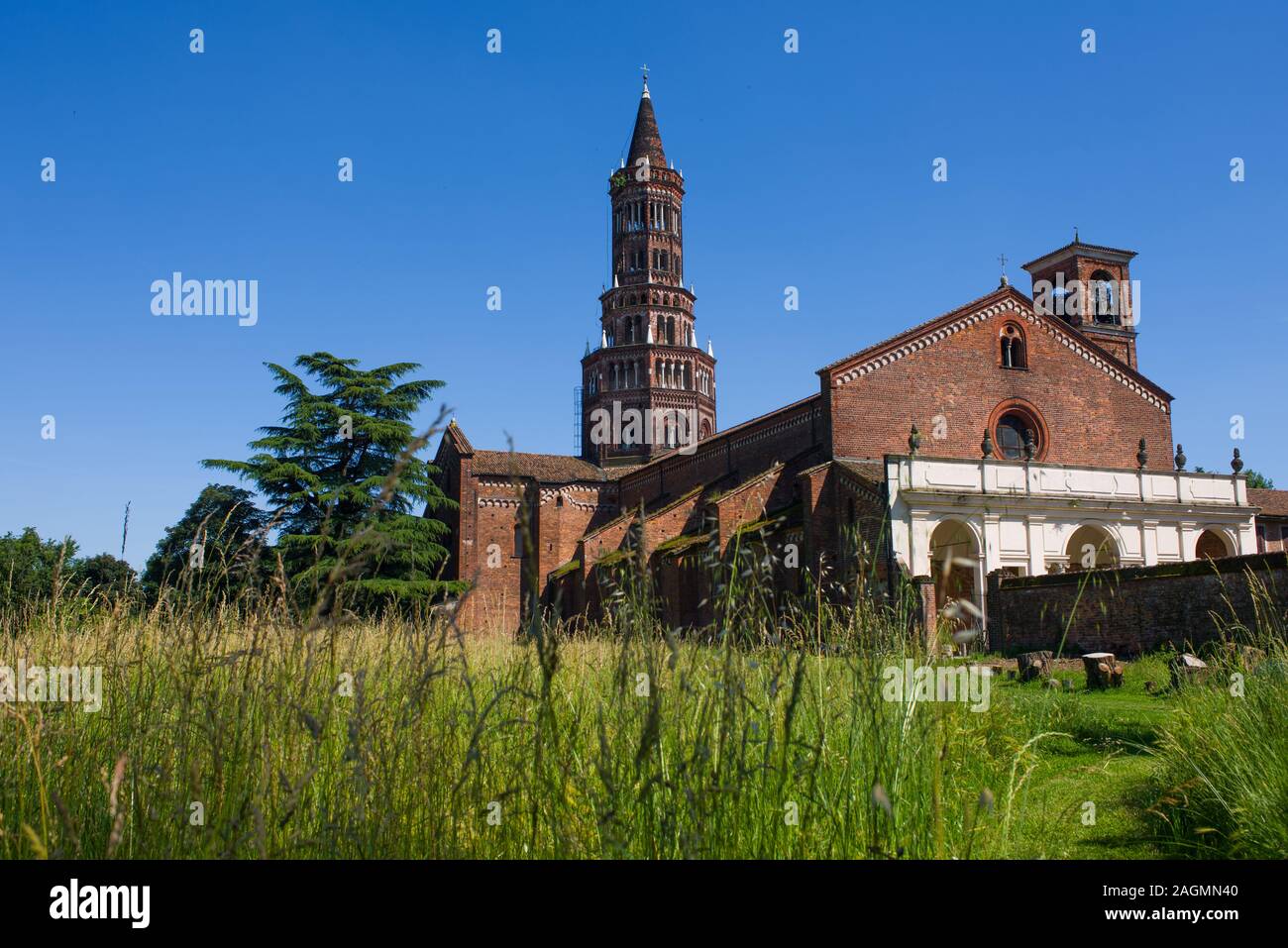 Milan , Italie, Chiaravalle 01 Juin 2019 : l'abbaye de Clairvaux Banque D'Images