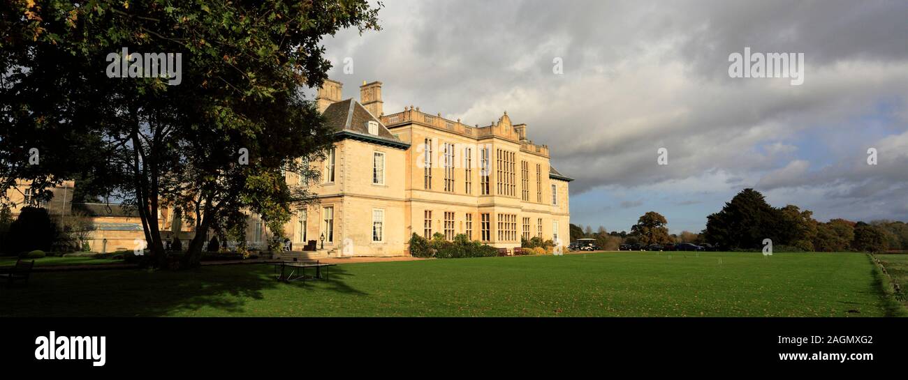 L'automne à Stapleford Park Country House Hotel, Leicestershire, UK Banque D'Images