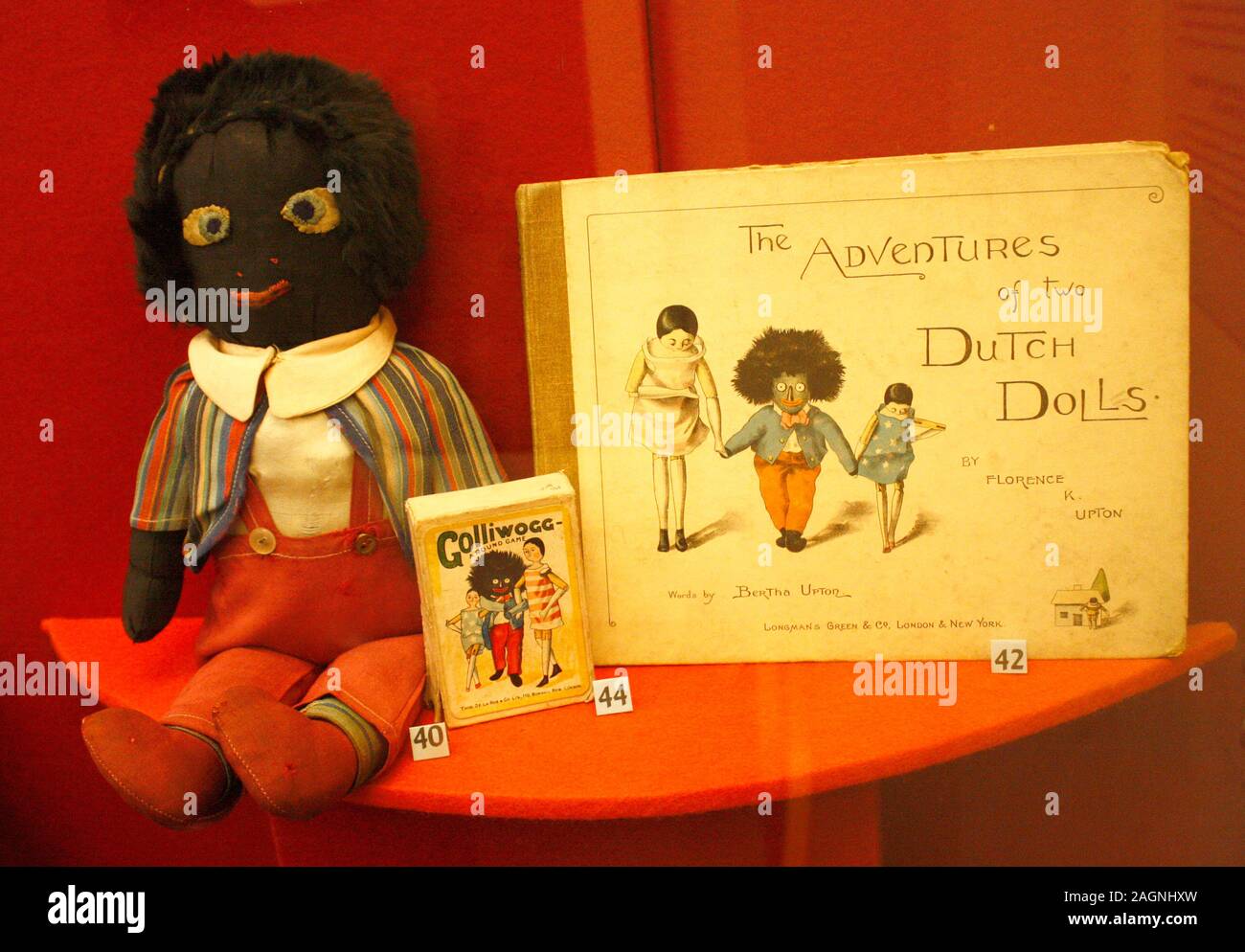 Golliwogg doll sur l'affichage à Édimbourg museum Banque D'Images
