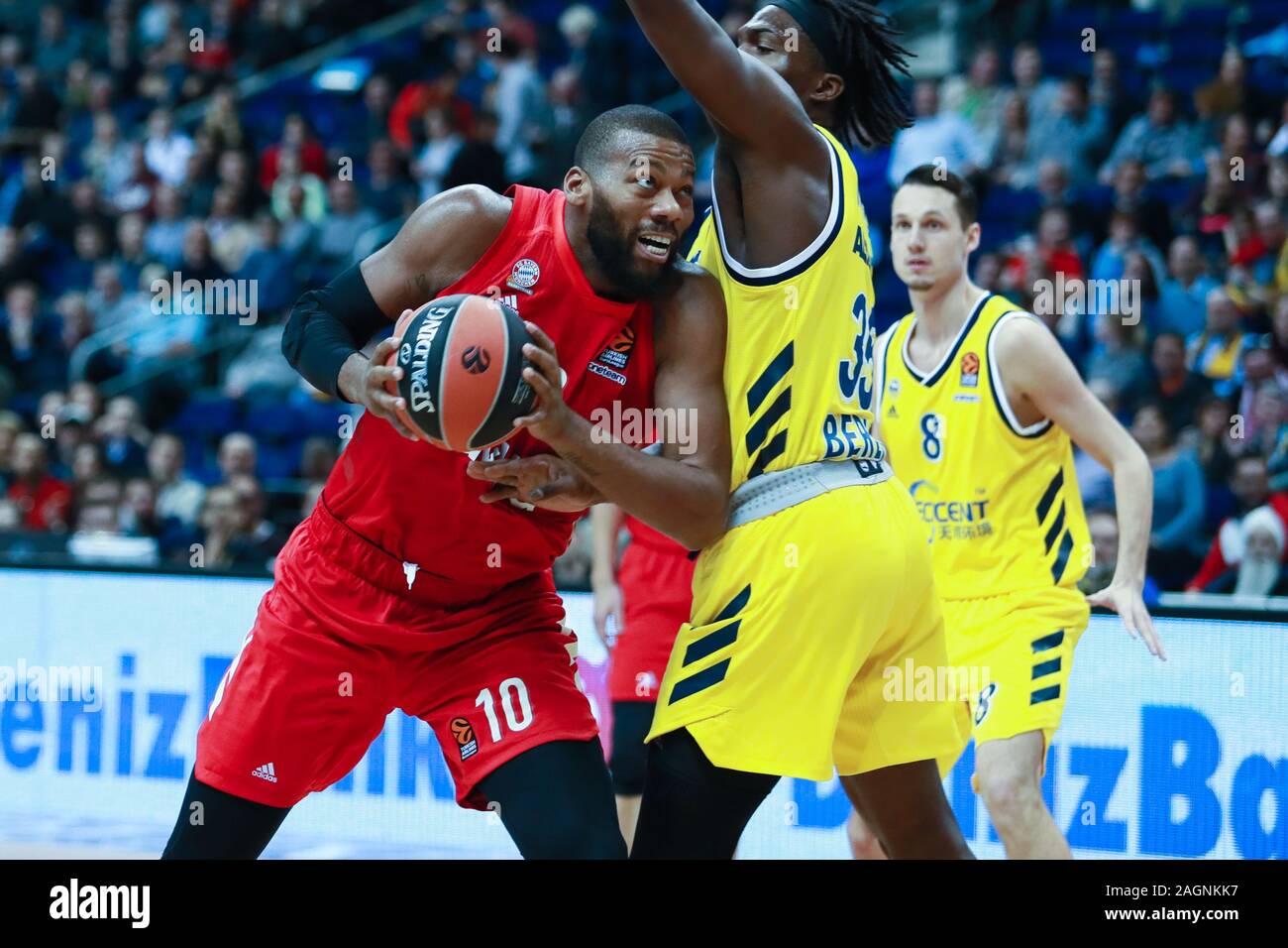 Berlin, Allemagne, le 18 décembre 2019 : Greg Monroe du FC Bayern Munich le basket-ball en action pendant le match de basket-ball de l'Euroleague Banque D'Images