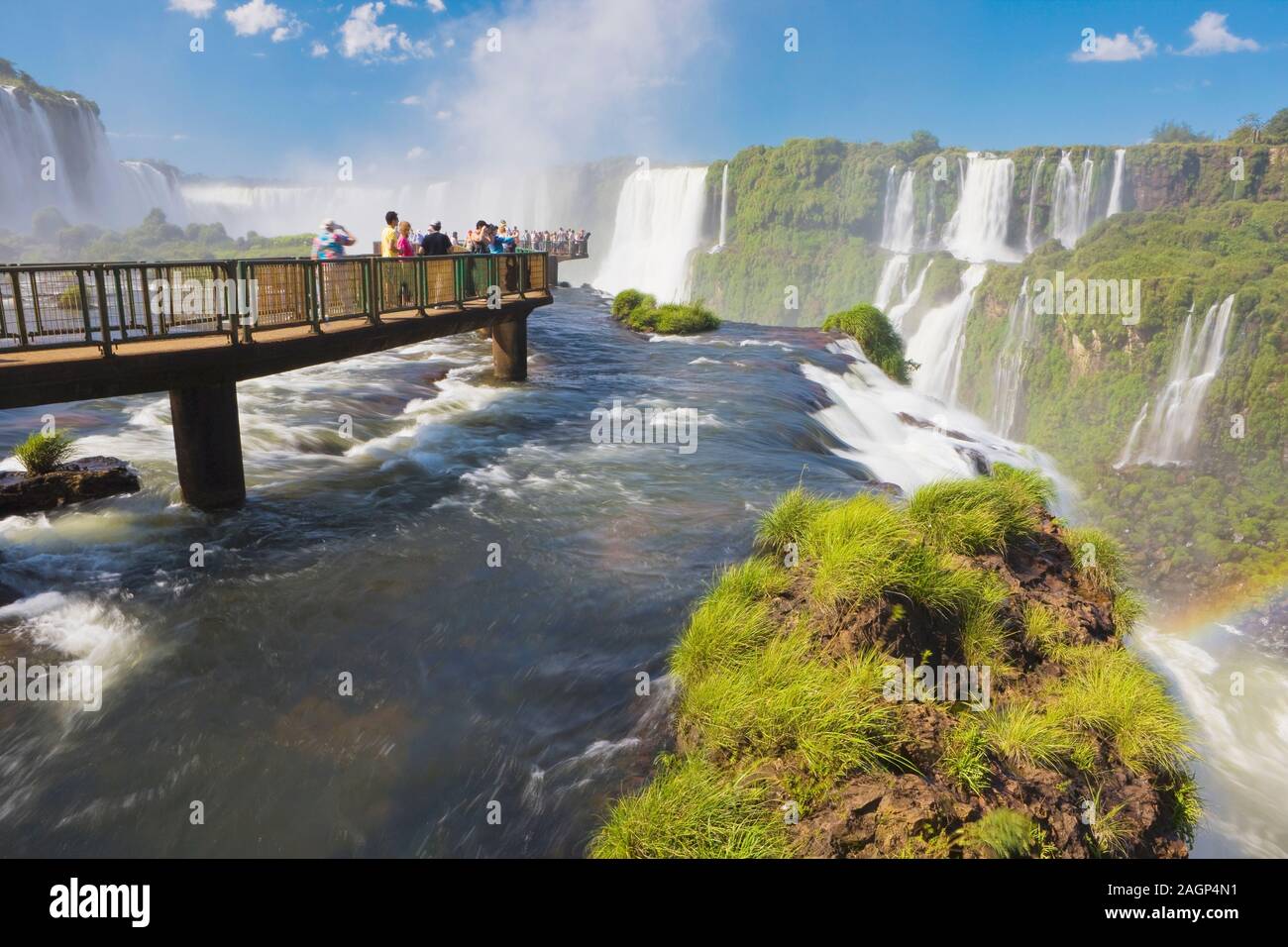 Le Parc National des chutes d'Iguacu, Brésil Banque D'Images